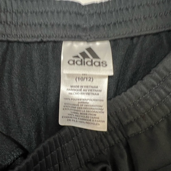 Adidas Black and White Joggers with Iconic Stripes - Picture 9 of 10